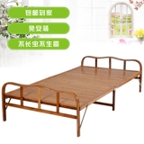 特价竹床儿童午睡可折叠床单人床双人1.2米陪护实木简易凉床包邮