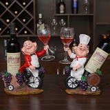 个性红酒柜摆件创意欧式客厅酒架摆设酒瓶架红酒杯架树脂葡萄酒架
