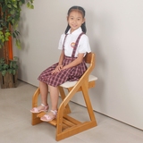 北欧现代实木学生椅子升降椅学生椅矫姿椅书桌椅电脑椅家用写字椅