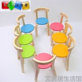 儿童桌椅学习桌套装组合宜家风格出口实木儿童靠背椅餐椅小凳子