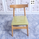 北欧丽木全实木榆木橡木胡桃木餐椅现代日式简约时尚餐椅子