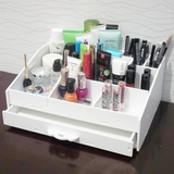 桌面收纳盒办公桌整理盒置物架化妆品架洗漱台护肤品多功能杂物盒
