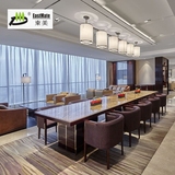 欧式大型餐桌椅组合  美式长方形餐桌 饭店 餐厅会所家具工程定制