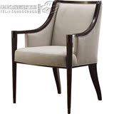 美式新古典实木椅子 后现代餐椅 韩式欧式休闲椅酒店椅样板房家具