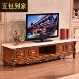 欧式电视柜 实木客厅矮柜卧室地柜简约法式高档茶几电视机柜组合