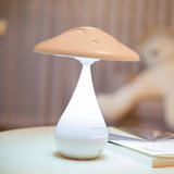 创意时尚蘑菇空气净化器可爱学生台灯usb充电式led护眼学习床头灯