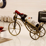 复古单车造型红酒架葡萄酒架酒瓶架子 桌面时尚酒瓶架摆件 包邮
