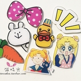 【10个包邮】水果动漫可爱动物水冰月卡通韩国冰箱贴磁铁磁贴贴饰