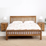 华谊家具 纯全实木床 现代白橡木床双人床婚床双人床1.5米1.8米