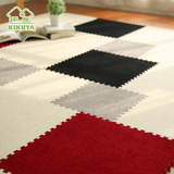 吸尘客厅地板垫成品地毯可手洗干洗混纺机器织造拼接地垫拼图