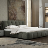 布艺床小户型1.8米双人床婚床可拆洗布床简约现代储物卧室软床201