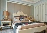 美式欧式双人床实木雕花公主床简约现代橡木小户型1.8双人床婚床