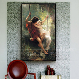客厅十字绣花卉系列 精准印花十字绣油画最新款客厅卧室人物风景