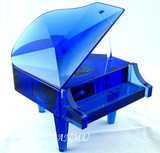 【三木】高品质蓝水晶钢琴音乐盒八音盒生日礼物日本Sankyo机芯