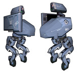 【新翔精品纸模型】合金装备4无人机器人模型Metal gear