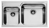 意大利进口双槽精密细压纹雷莎GAT620弗兰卡不锈钢水槽厨房水槽