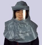 防酸全面罩 披肩披风防化防尘防风透明面罩 男女士劳保化工厂专用
