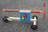 批发 DIY玩具 橡皮筋动力赛车 橡筋动力小车 航模班模型比赛器材