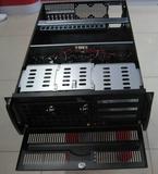 4U 650MM全黑色4U 服务器机箱. 12X13大板工控机箱 无盘服务器