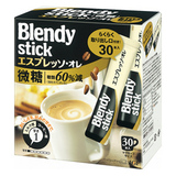 日本原装进口 AGF blendy Espresso特浓意式拿铁速溶咖啡微糖30枚