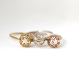 法国设计师Berenice 纯银镀黄金玫瑰金订婚复古女王戒指 迷你皇冠