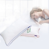 高低枕护颈日本进口防螨抗菌功能枕芯 全棉星级酒店枕头可水洗