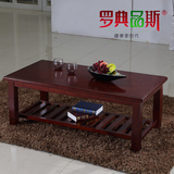 客厅 现代中式 茶几 办公 无门 泡茶 方形 经济型 原木 实木