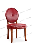 新款特价美式乡村实木餐椅简约现代设计师环保餐厅家具彩色椅子