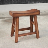 世缘家具 美式实木凳子定做 休闲凳 矮凳 吧凳 环保实木家具定制