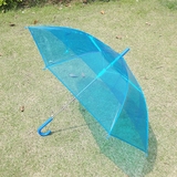 透明雨伞长柄伞创意儿童DIY手工绘画伞礼品广告伞批发定做LOGO