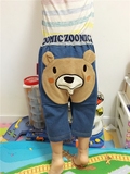 三件包邮日本原单Zoomic动物园2016夏经典款大PP短裤2色