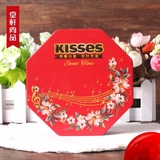好时kisses喜糖盒婚庆用品八角礼盒8/12/16粒成品巧克力喜糖礼盒