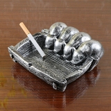 创意烟灰缸桌面实用小摆件茶几装饰品个性烟缸办公桌摆设送朋友