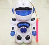 中秋节礼物儿童玩具灯笼太空人发光万向自由滑动说话机器人战士