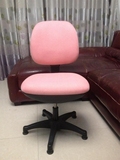 时尚舒适布艺家用办公滑轮YY主播椅粉色粉红色直播专用电脑椅子