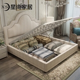 特价美式布艺床北欧布床卧室家具1.5米1.8米双人床软体婚床包邮