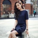 韩国夏套装2016新款潮面试正装气质ol女装个性包裙两件套女连衣裙