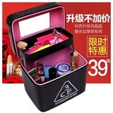 韩国3ce化妆包手提大容量折叠化妆箱专业 高档护肤品收纳箱带隔层