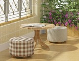 创意小凳子宜家环保茶几凳时尚实木腿圆凳现代简约小板凳特价包邮
