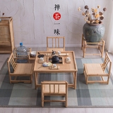 特价榻榻米茶几组合原创竹藤日式飘窗桌椅茶桌炕桌炕几茶台小桌子