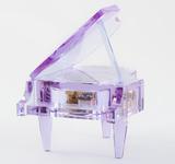 MUSIC BABY乐器礼品钢琴模型摆件 水晶钢琴音乐盒八音琴生日礼物