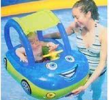 特价儿童汽车造型宝宝游泳圈坐圈婴儿座圈 宝贝浮圈 防晒带遮阳蓬
