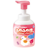日本原装 贝亲弱酸性儿童泡沫洗发护发2合1 草莓味 1.5岁起 350ml