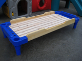 儿童玩具婴儿床 塑料床儿童床小幼儿园用品 幼儿园木床双层宝宝