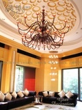 意大利艺术玻璃欧式创意别墅工程灯全手工现代简约水晶吊灯G17