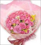 情人节33支粉玫瑰（全部的爱1）杭州花店杭州鲜花鲜花