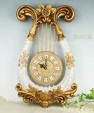 欧式创意挂钟 地中海风情 复古装饰钟表 静音 墙钟 壁钟 天王星