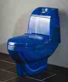 帝王品质个性马桶 洁具 彩色座便器 蓝色坐便器 亚克力座厕 定做