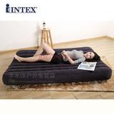 INTEX充气床 双人加厚蜂窝立柱植绒气垫床 家用户外午休充气床垫