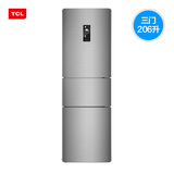TCL BCD-206TEF1 三门电脑温控时尚养鲜冰箱一级能耗无霜静音直冷